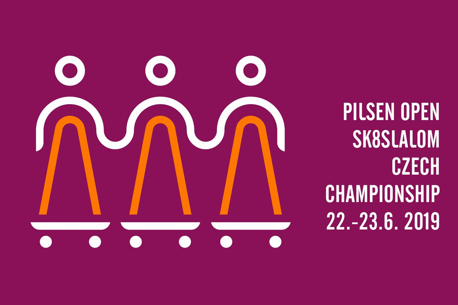 Pilsen open skateslalom Czech Championship 2019
